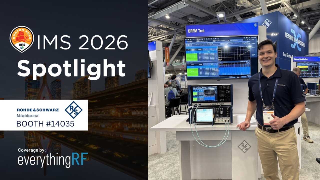 IMS2026 Spotlight: Rohde & Schwarz Demonstrates DRFM Testing with the FSWX