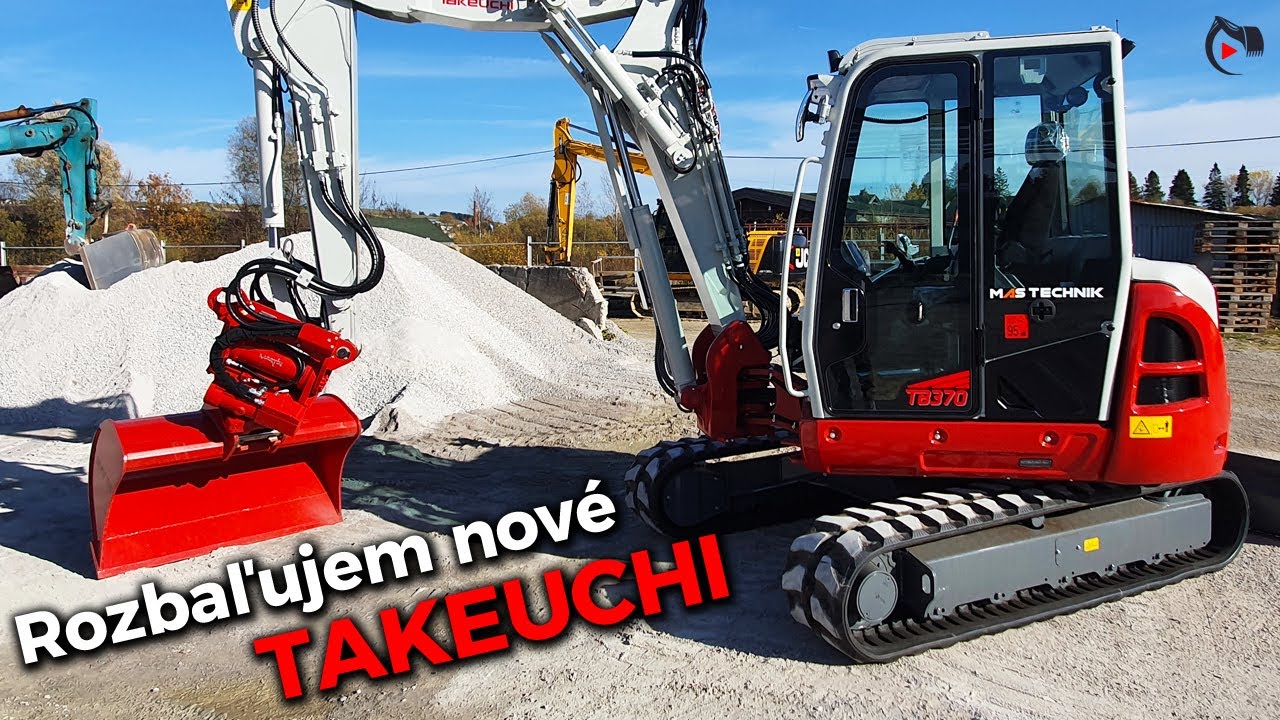 Takeuchi TB370 & Hupptilt R | ROZBALENIE & PREDSTAVENIE