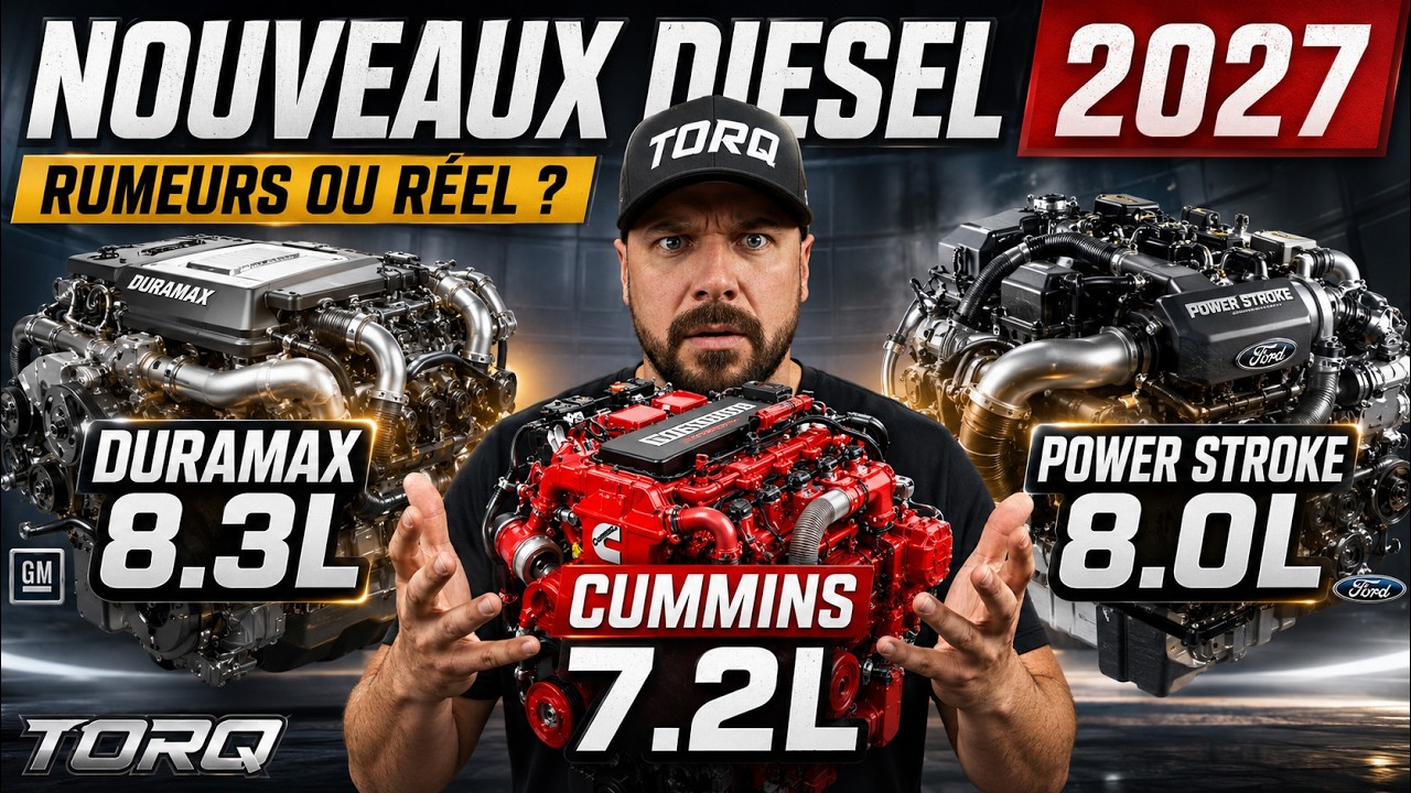 GM, Ford, Ram pr&eacute;parent des GROS DIESEL 2027 ? Voici la v&eacute;rit&eacute;