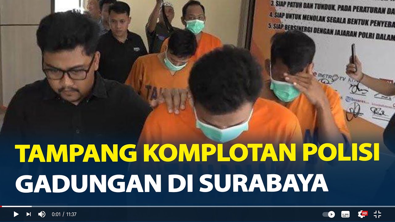 Tampang Komplotan Polisi Gadungan di Surabaya, Tangkap Warga Minta Uang Tebusan Rp 50 Juta