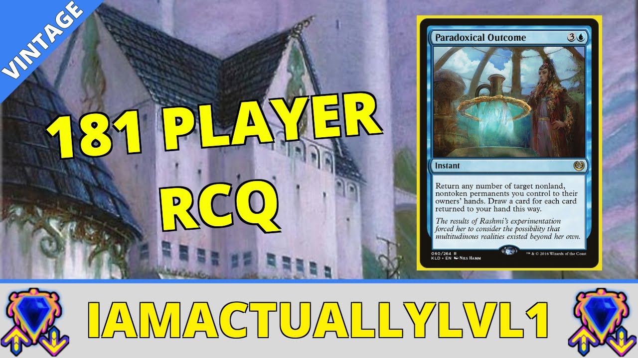 181 VINTAGE gamers - Super RCQ with Jeskai Lurrus PO