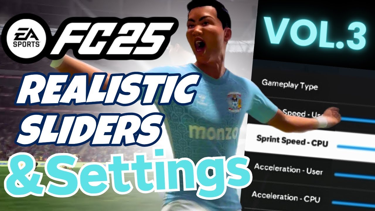 NEW REALISTIC SLIDERS & SETTINGS FC25 bring back the CHALLENGE?!
