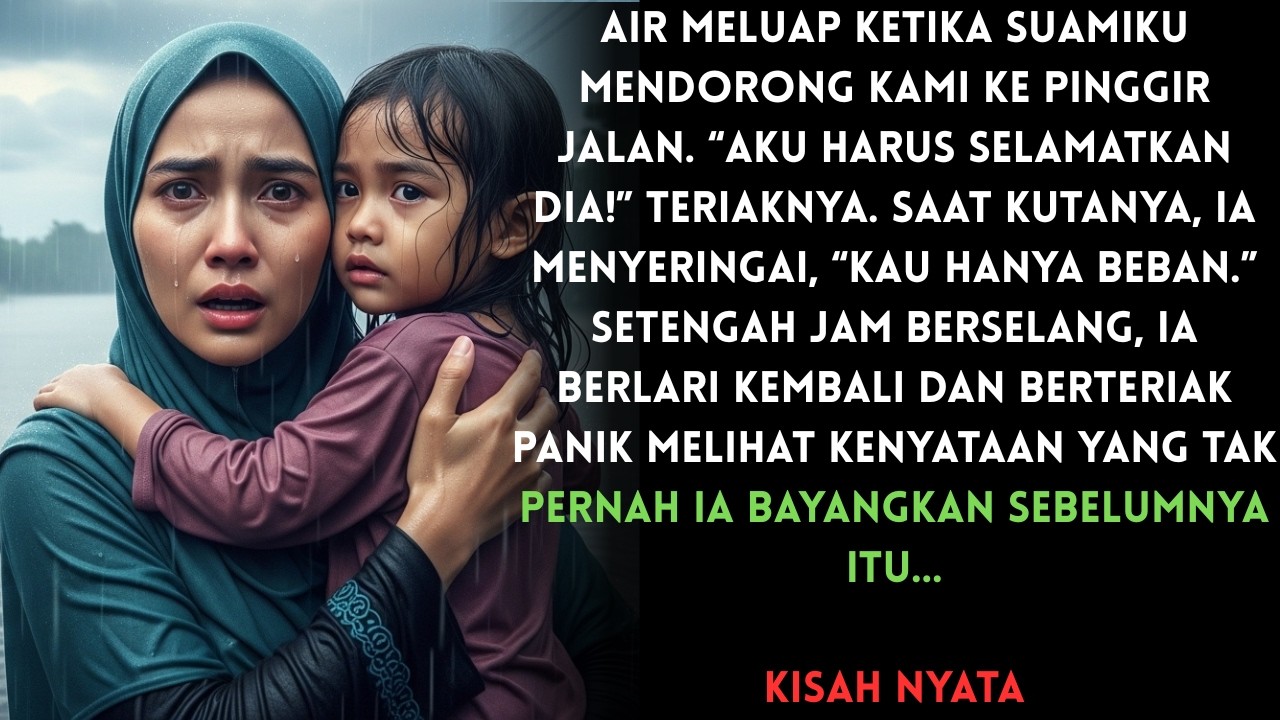 Suami Pilih Selingkuhan Saat Banjir Besar, Endingnya Bikin Shock!