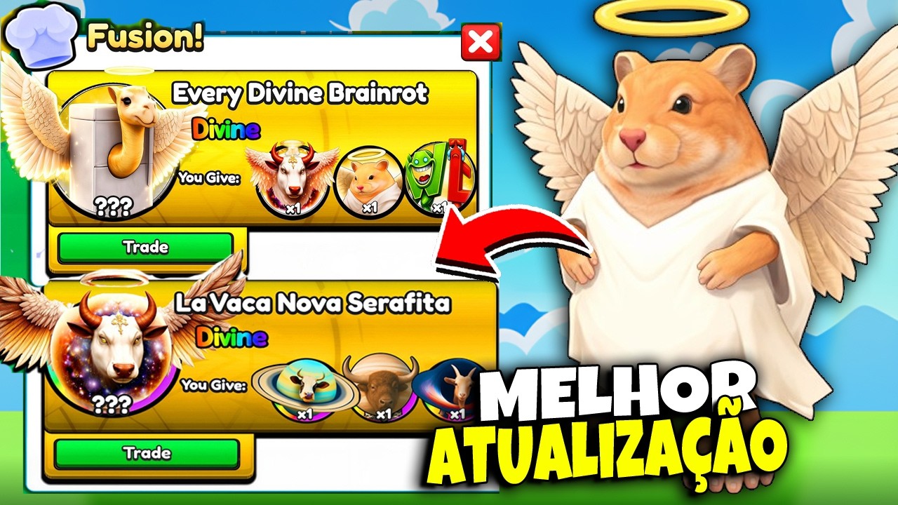 🔥MELHOR EVENTO, SECRETO OP APELÃO, MOSTREI TUDO DA NOVA ATUALIZAÇÃO DO BRAINROT EVOLUTIO, NOVA FUSÃO
