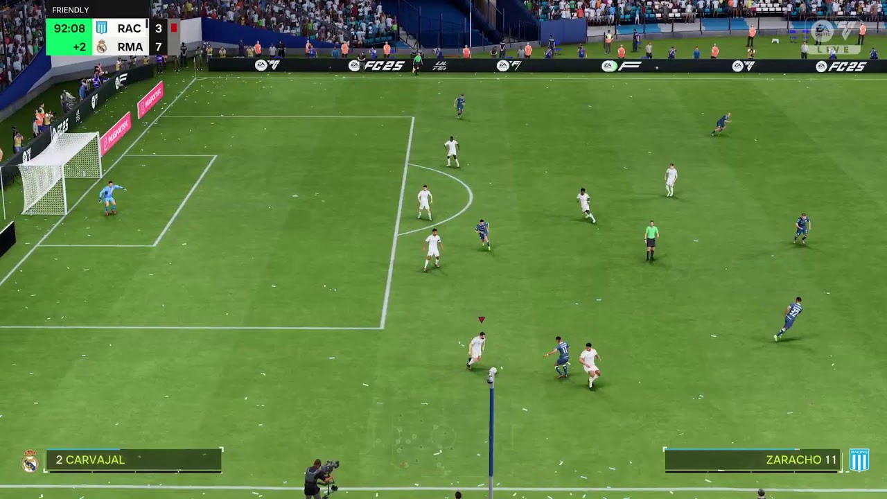 Real Madrid VS Racing Club Gameplay FC25 PS5