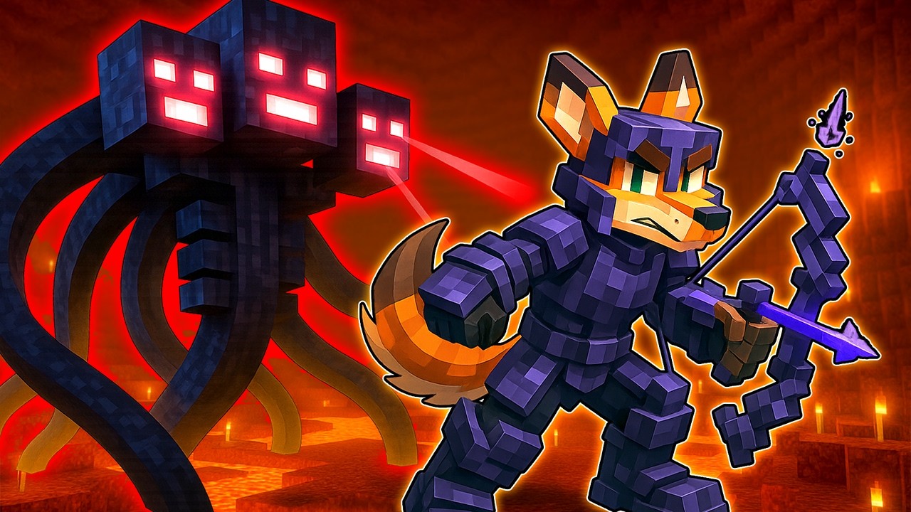 WYPRAWA DO NETHERU PO RZADKIE ARTEFAKTY, ABY ZNISZCZYĆ WITHER STORMA w Minecraft!