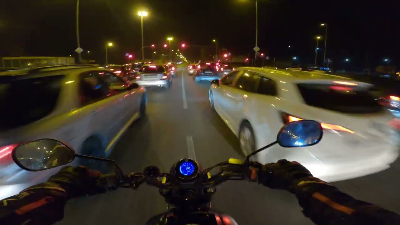 Yamaha XSR 125 | Night Ride 4k | PURE SOUND UNCUT