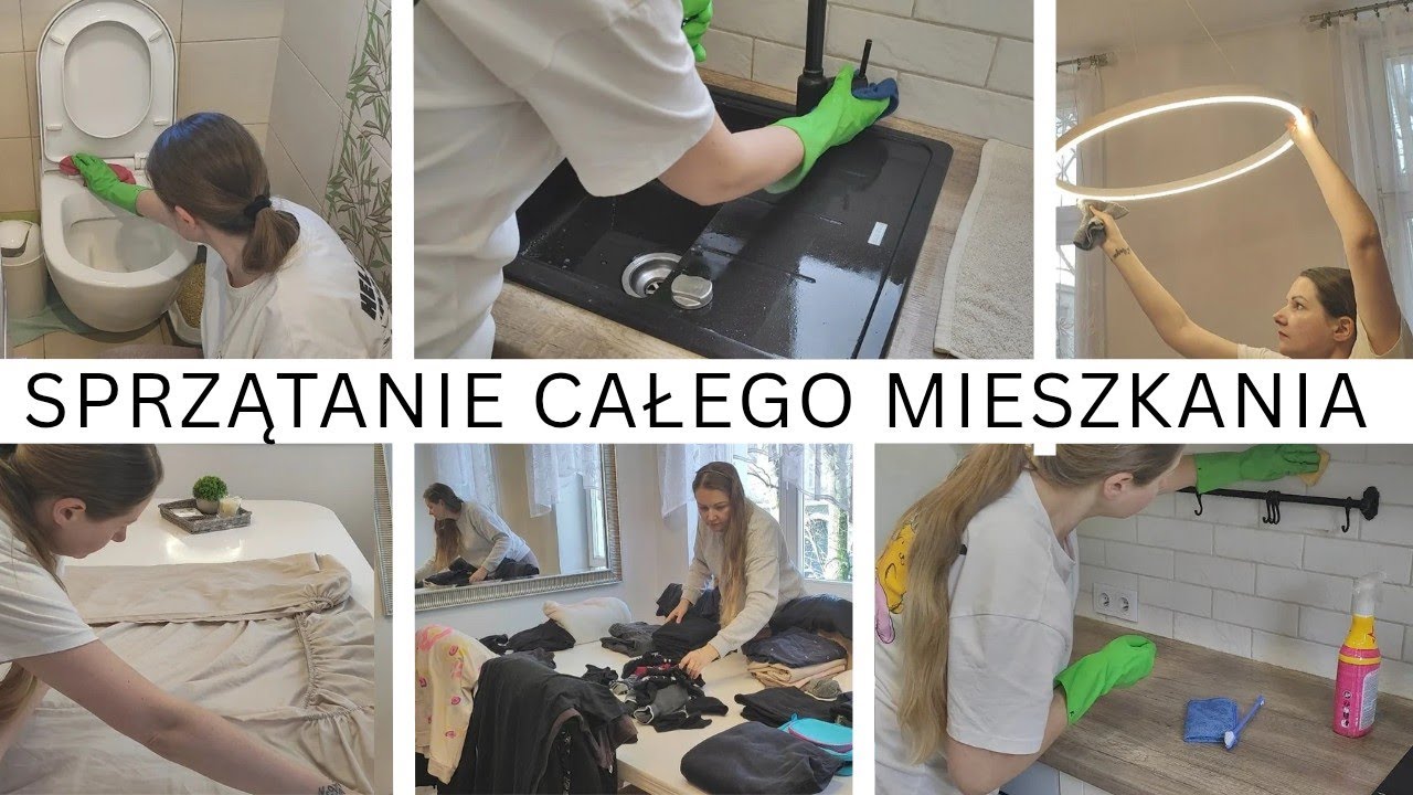WIELKIE SPRZĄTANIE MIESZKANIA 🧽 Dokładne szorowanie kuchni | Motywacja do sprzątania