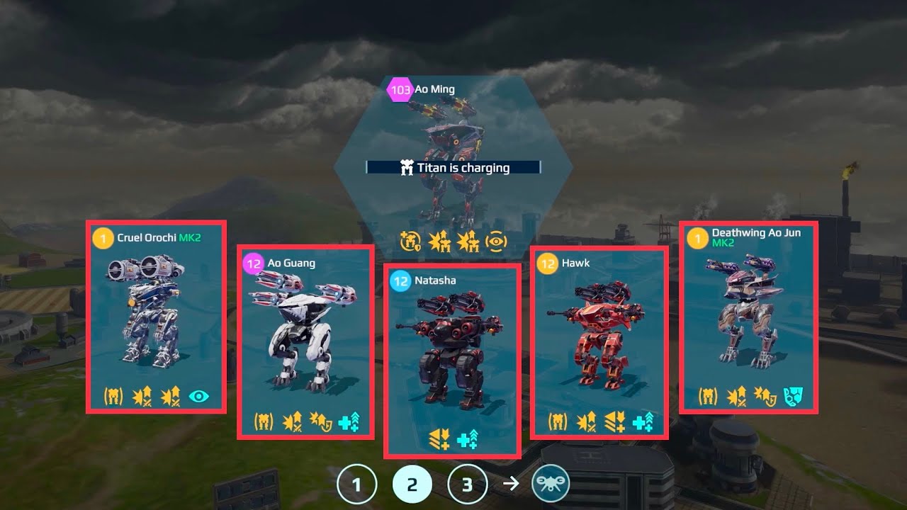 War Robots: This is how FFA is | Hawk, Orochi, Ao Jun, Ao Guang, Natasha | Gameplay
