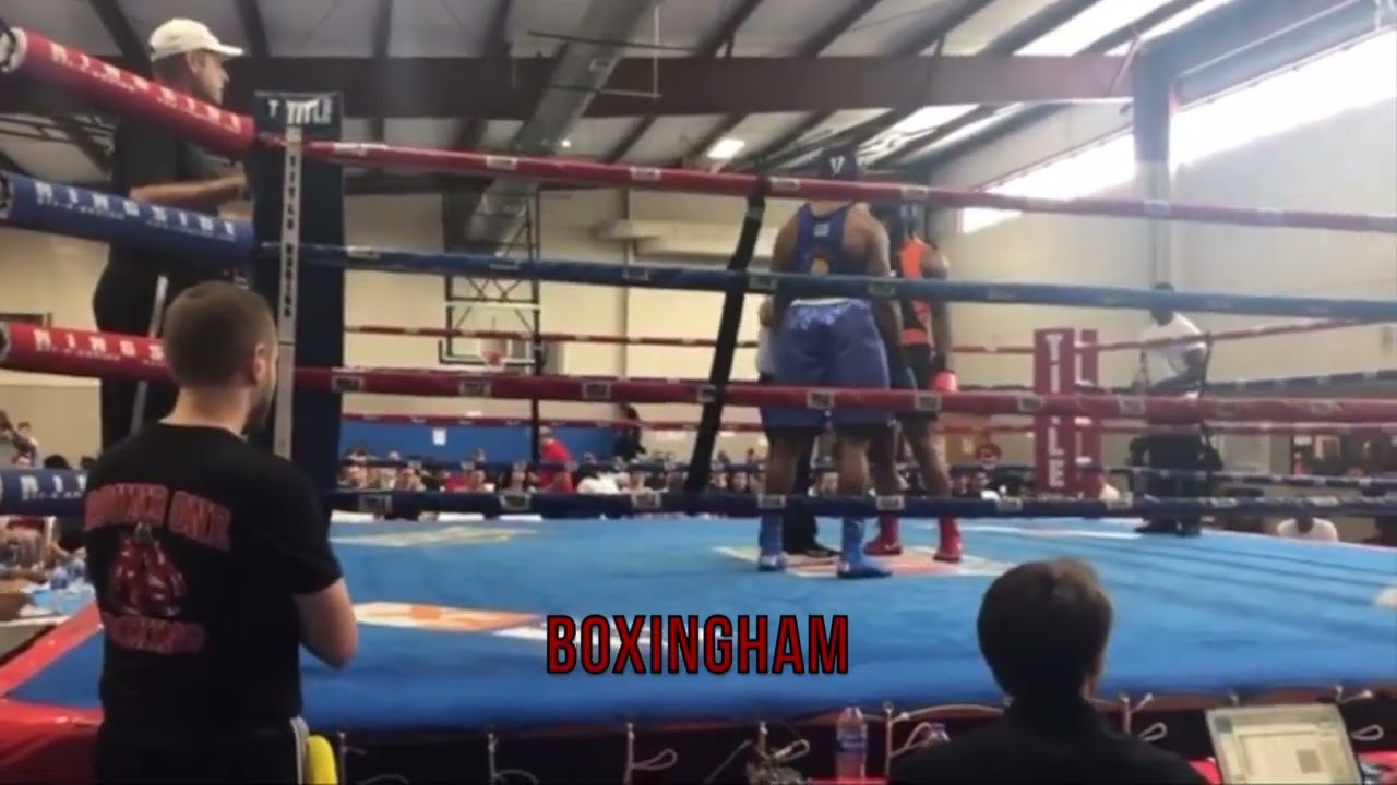 Former UAB football standout and @NFL player Joe Webb knocks out opponent in first amateur fight.