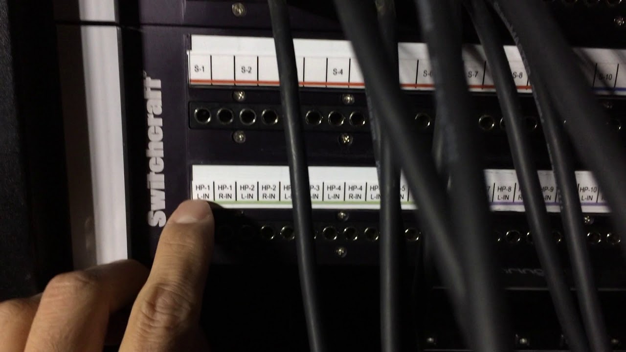 2 Stage Input Boxes & Patchbay