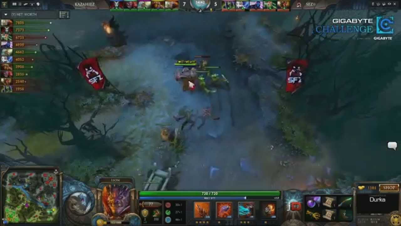 Kazahi vs SFZ Game 2 - GIGABYTE Challenge Final - @Durkadota