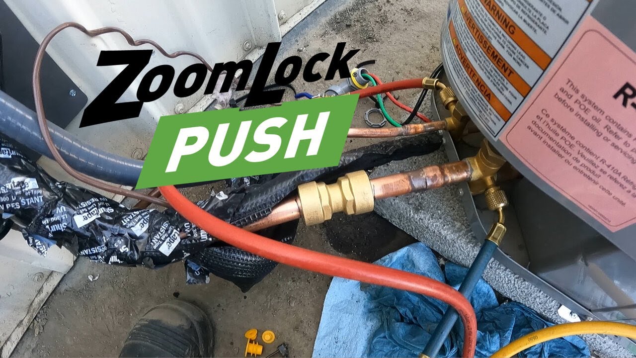 Installing Zoom Lock Push fittings