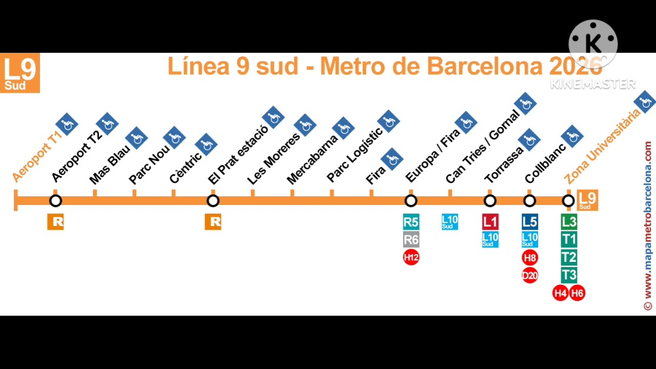 Sin Megafonia L9 Sud Aeroport T1 con @byfranx_2803 8/3/26 Metro de Barcelona 2026