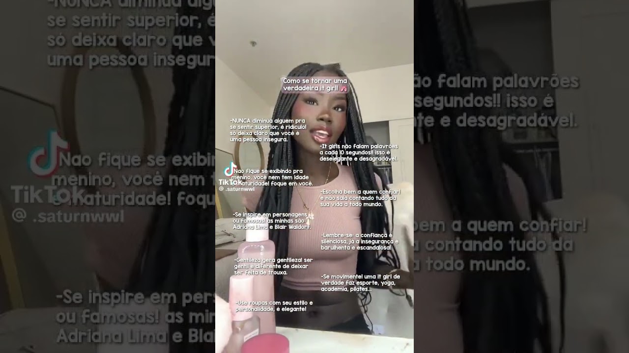 Como ser uma it girl:o it n&atilde;o &eacute; meu gente 😉#itgirl#coquette#wonyoungism
