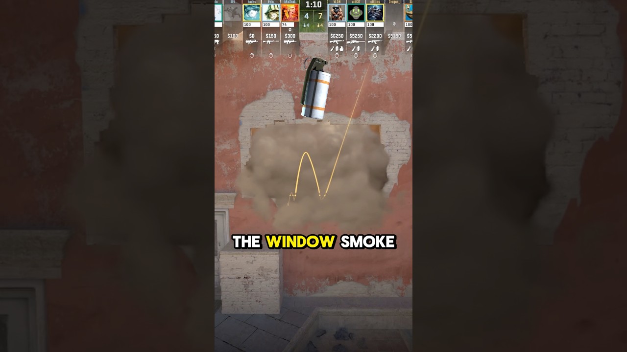 NEW Mirage Window Smoke You NEED to Learn in CS2