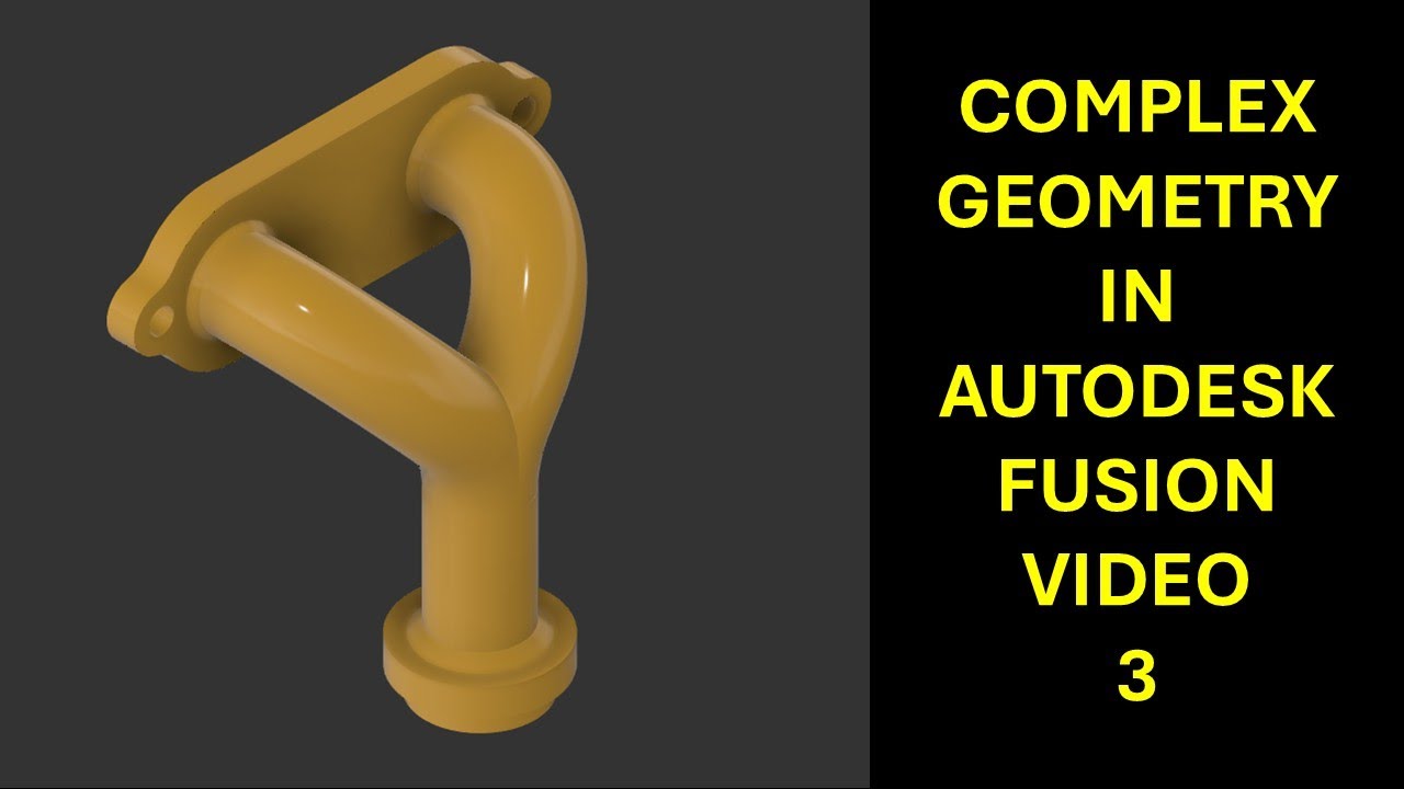Учебное пособие по Autodesk Fusion — Сложная геометрия — Видео 3
