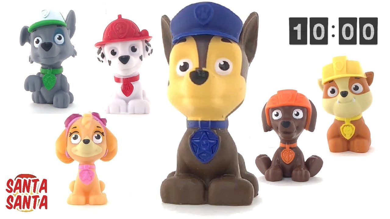 Paw Patrol Toys Countdown timer - Time out Timer - 10 minutes - 360 rotating toy - Babysitter help