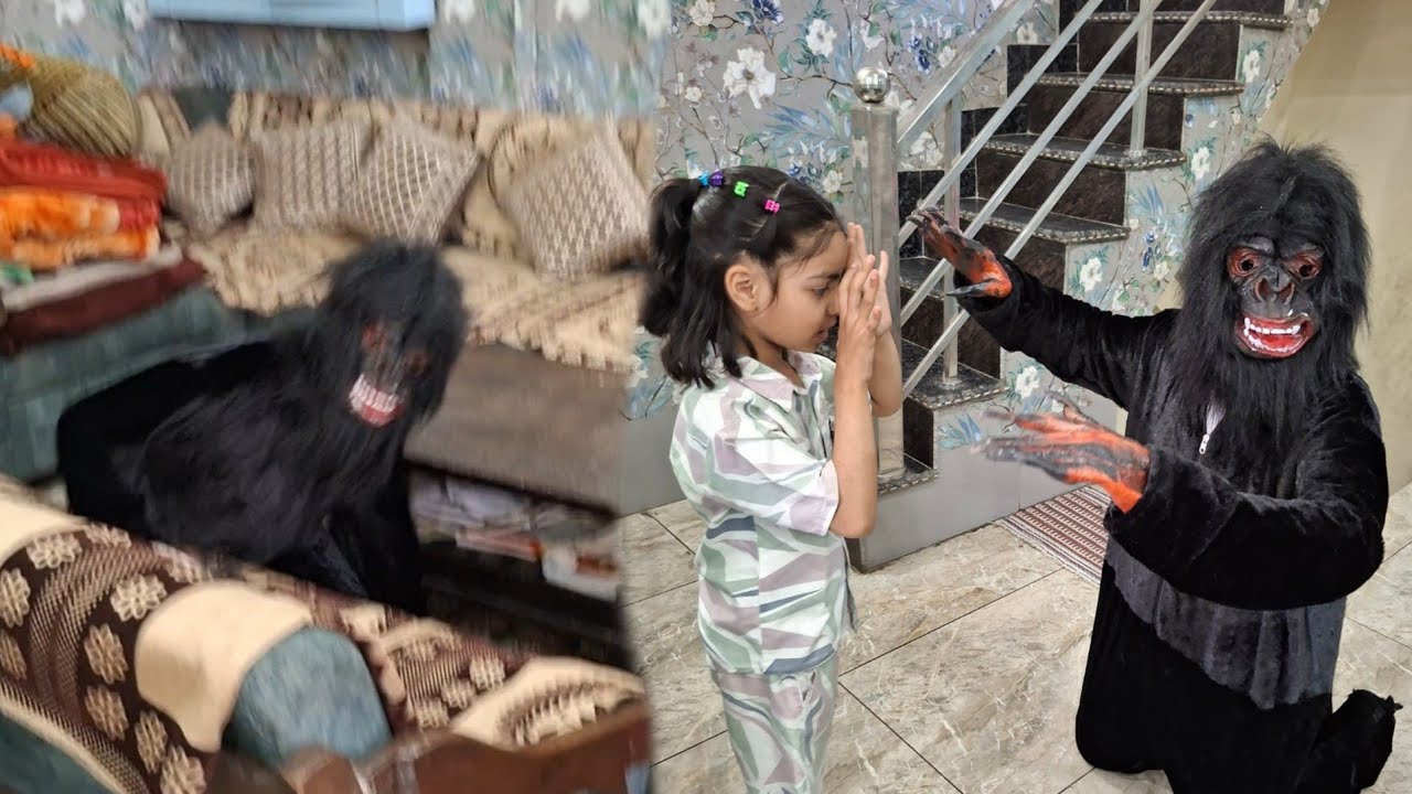 Gorila Prank on Aliza ll Gone Wrong 