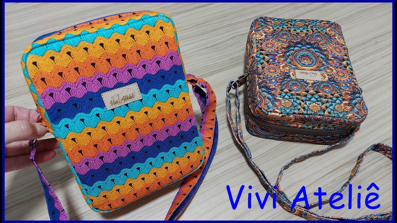 Bolsa Transversal Vivi | Shoulder Bag | Passo a Passo | Vivi Ateliê