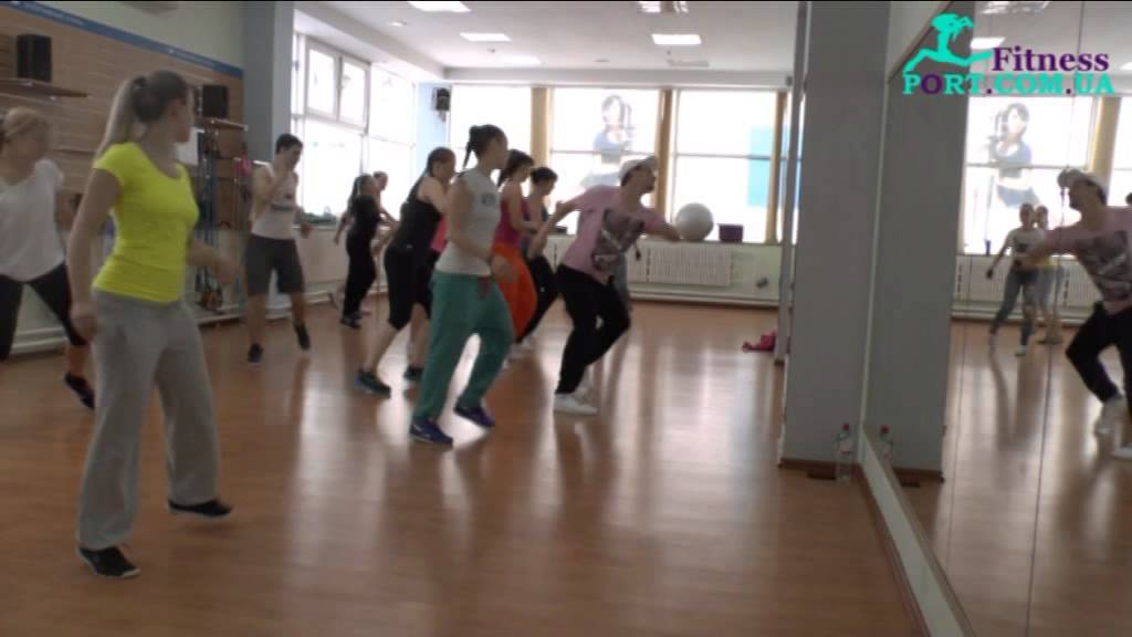 Танцевальная аэробика с раскладкой. Антон Зюкин http://fitness-port.com.ua/