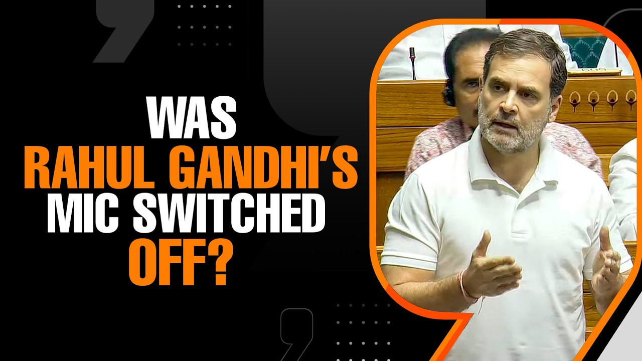 Speaker switched off LoP Rahul Gandhi's mic in Lok Sabha, alleges Congres | NEWS9