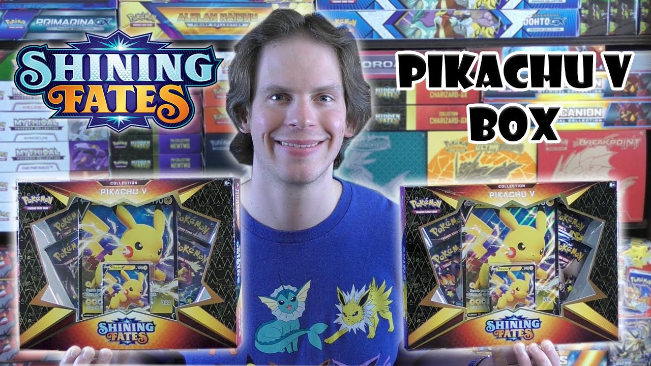 Открытие коллекции Pikachu V Shining Fates