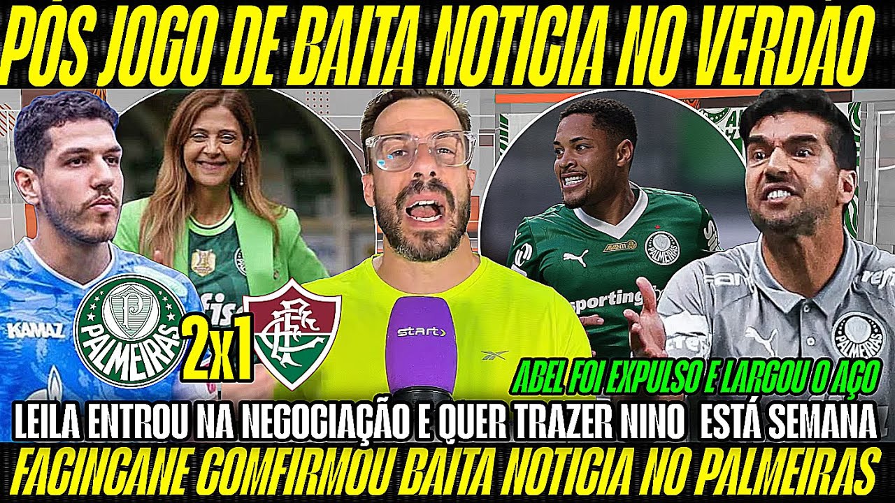 VAZOU NA MADRUGA! FACINCANE CONFIRMOU BAITA NOTICIA APÓS GRANDE VITÓRIA! NOTÍCIAS DO PALMEIRAS HOJE
