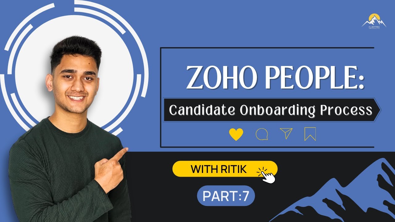 ZOHO People: Candidate Onboarding Process | Part: 7 | ZOHO Tutorial Series