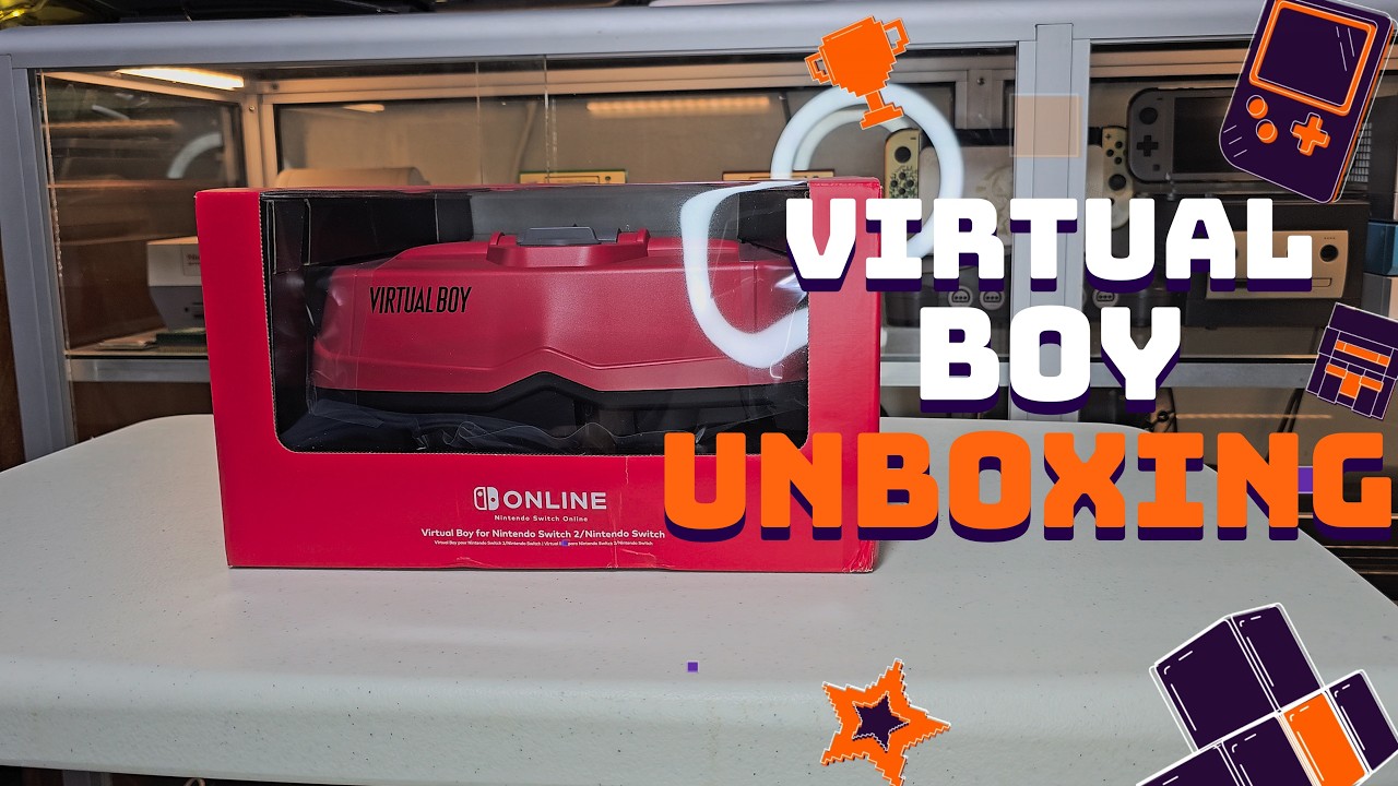 Unboxing Español  - Nintendo Virtual Boy  - Switch Online #retrogaming #nintendo #virtualboy