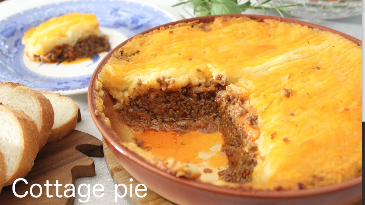 【イギリスの料理】コテージパイの作り方　休日ゆっくりと愉しむディナーに♪　How to make Cottage pie
