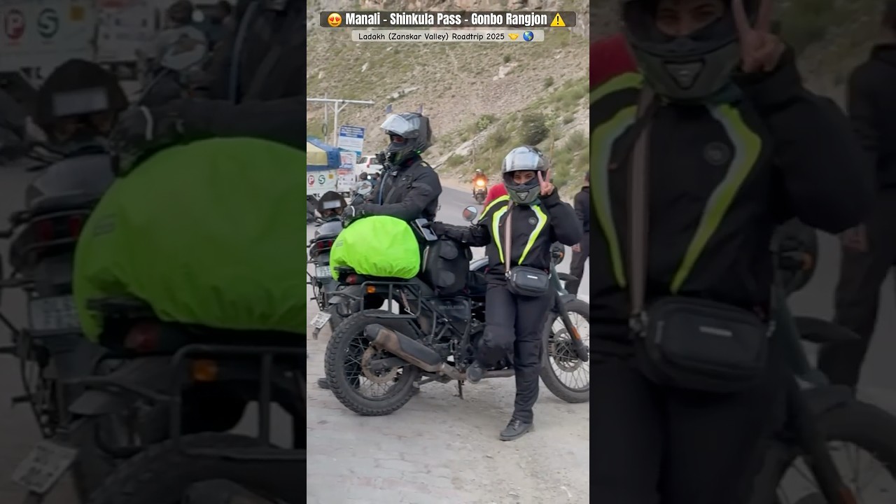 Manali to Gonbo Rangjon Bike Ride⚠️🚀KTM Adventure 390X🔥#ladakh #himachal #travel #shorts