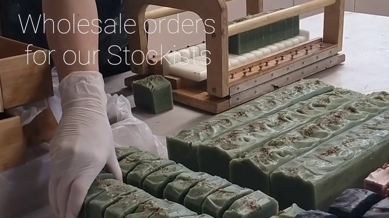 Soap Cutting for Wholesale orders #soapcutting #soapmaking