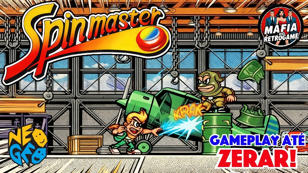 SPIN MASTER - Gameplay até ZERAR! (NEOGEO)