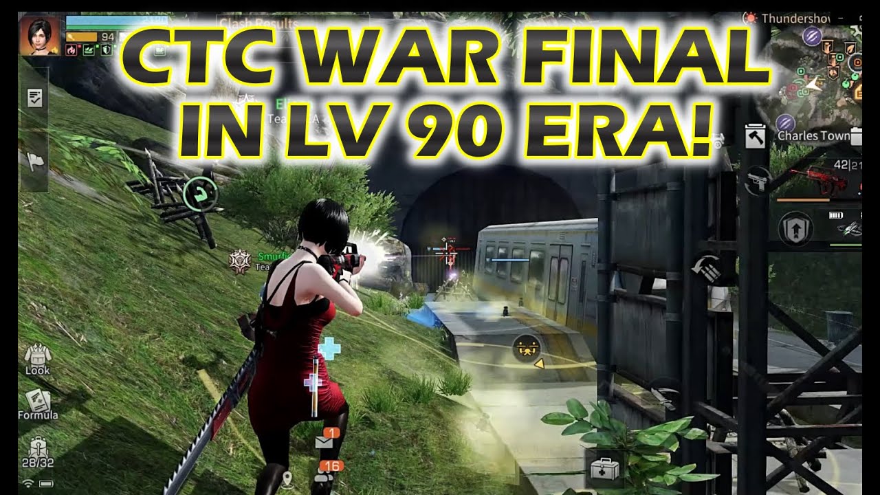 Lifeafter CTC Final in LV 90 Era! Season 99 Day 1 Charlestown War PVP