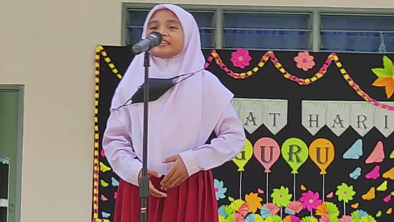 Pidato Guru Pahlawan Tanpa Tanda Jasa dan Menyentuh Hatiku💝 Nur Syahira siswa SD CL Lam Soon