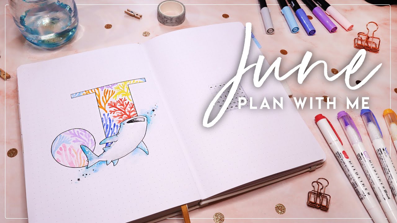 June PLAN WITH ME Bullet Journal Setup 2022