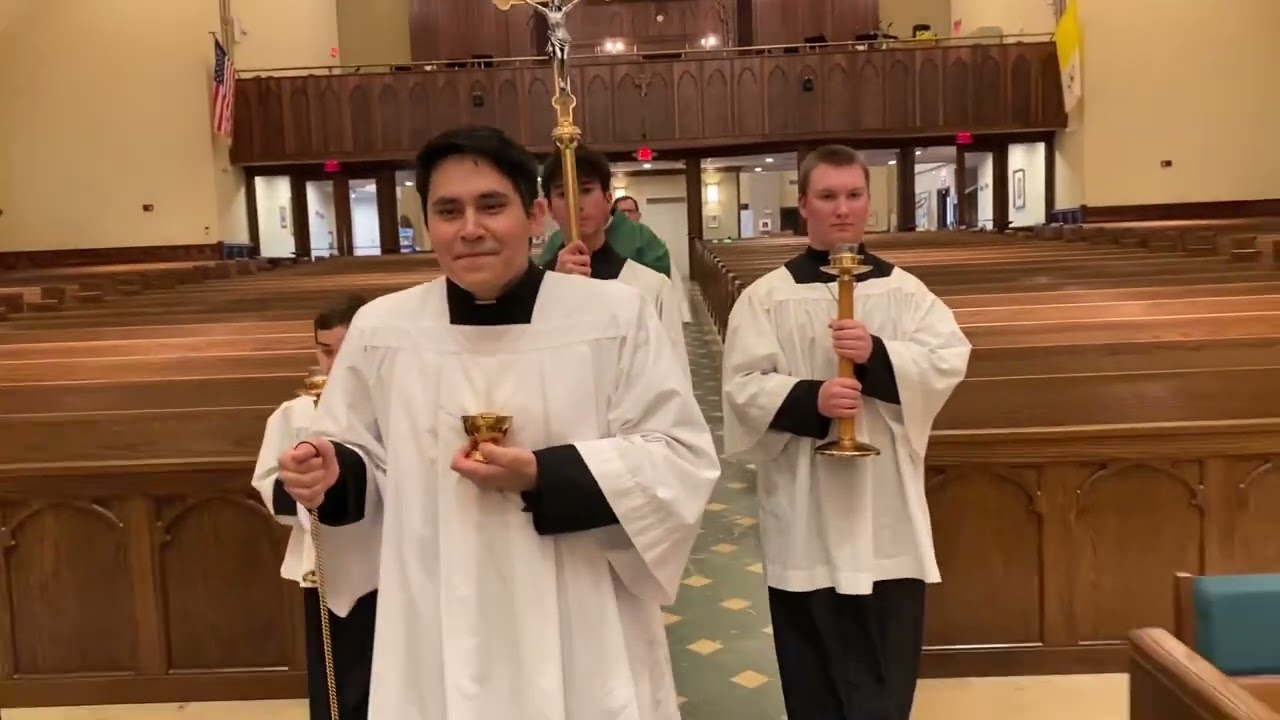 Altar Server Training ENTRANCE