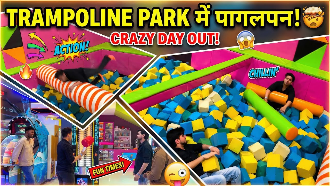 Gurgoan Trampoline Park Full Masti ||Yash Jangra Shorts