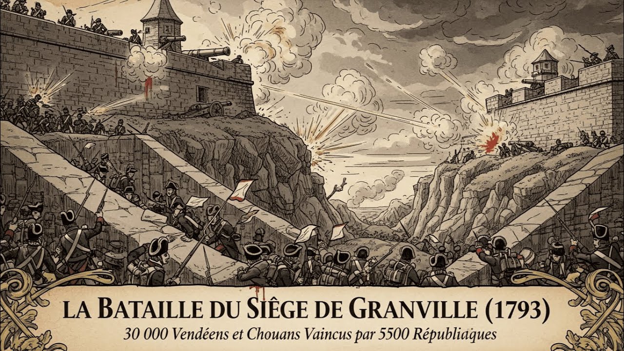 30 000 Vendéens et Chouans Vaincus par 5 500 Républicains : La Bataille du Siège de Granville (1793)