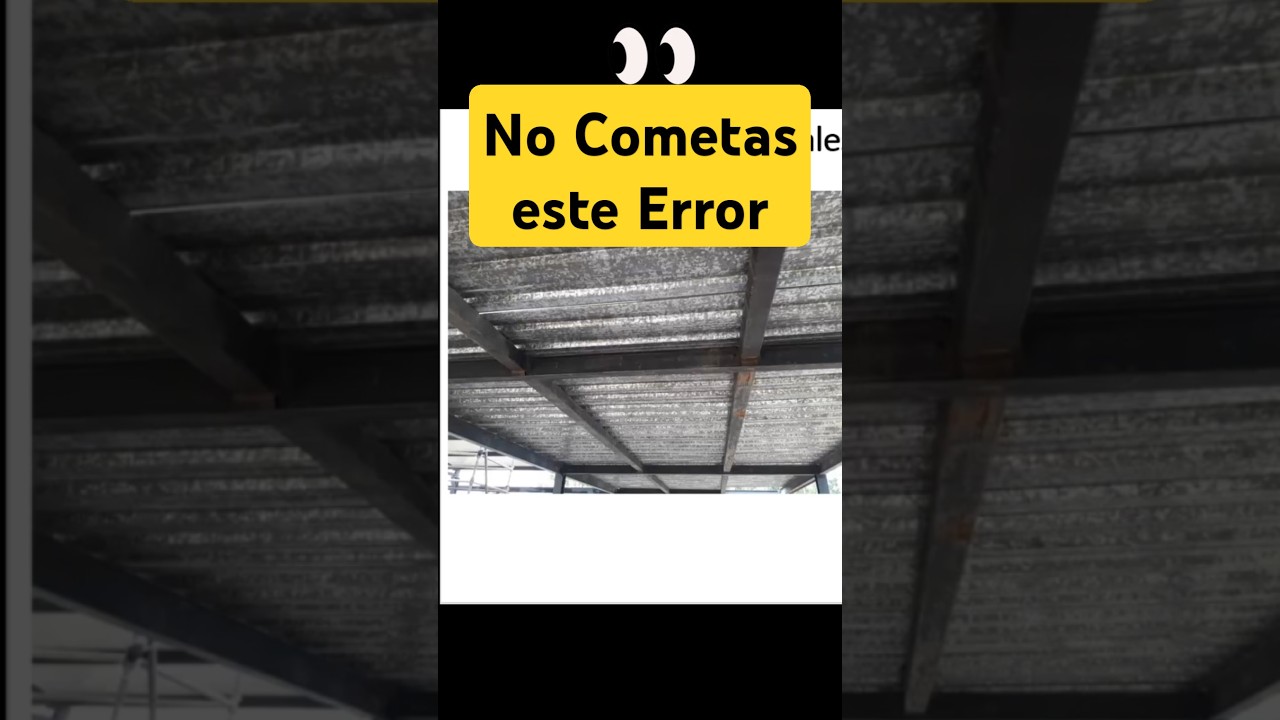 🔥 &iexcl;No cometas este error con la l&aacute;mina Metaldeck! 😱🚧