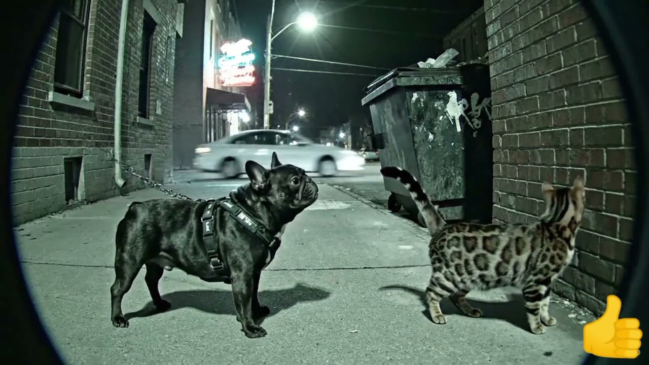 CCTV Night Vision: Unbelievable Animal Moments You Won’t Believe Happened 😱 | Funny Night Footage