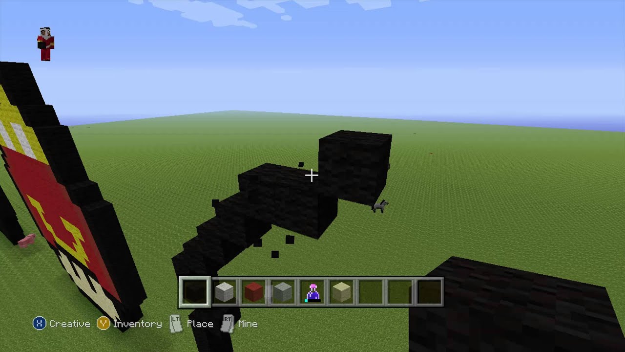 Minecraft Tutorial: How to  Make Ghost Mushroom pixel art