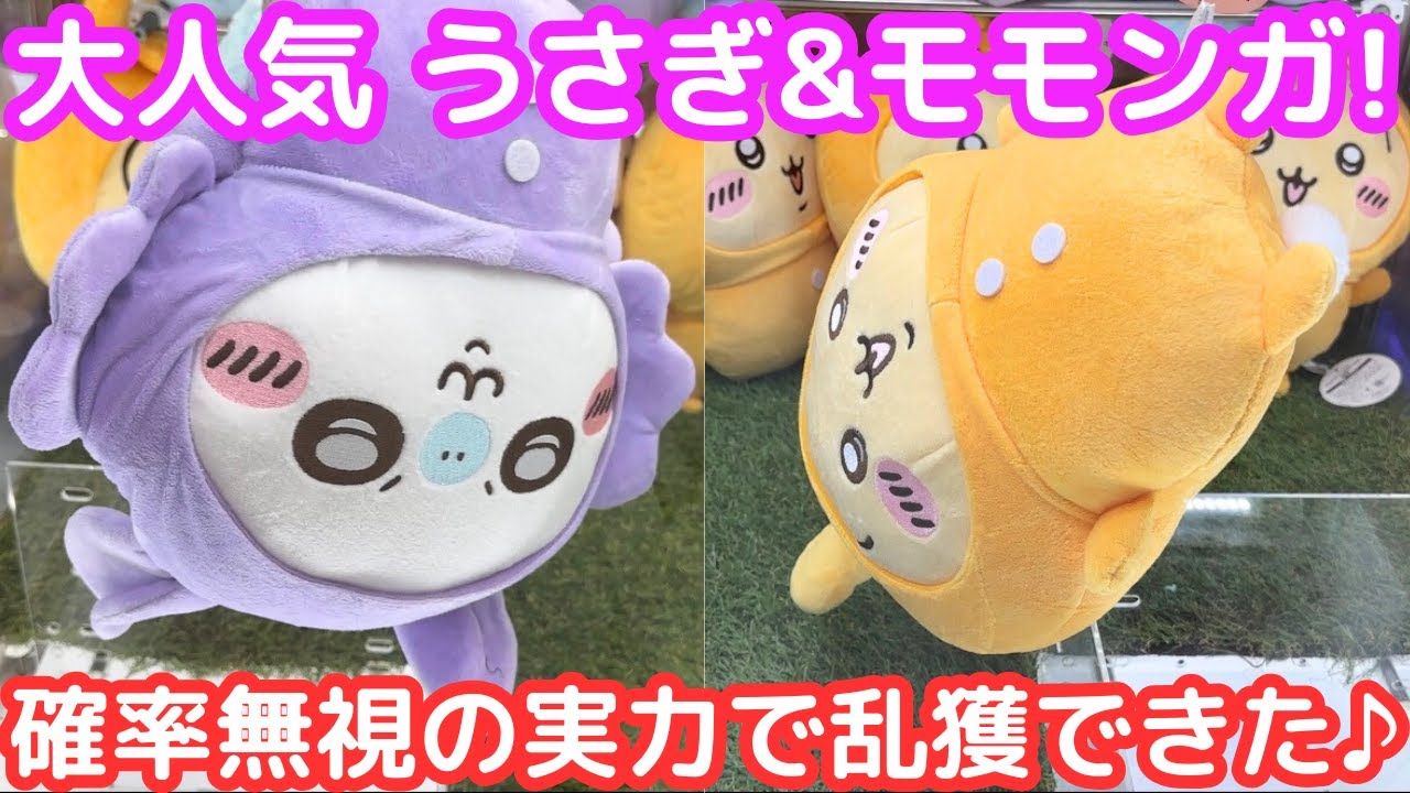 【ちいかわ】大人気パジャマBIGぬいぐるみの導入初日に実力GET？！