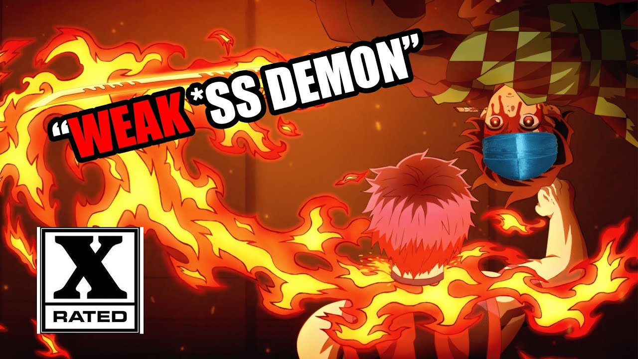 DEMON SLAYER INFINTY CASTLE БЫЛ ОГНЕННЫМ ЗАДНИКОМ