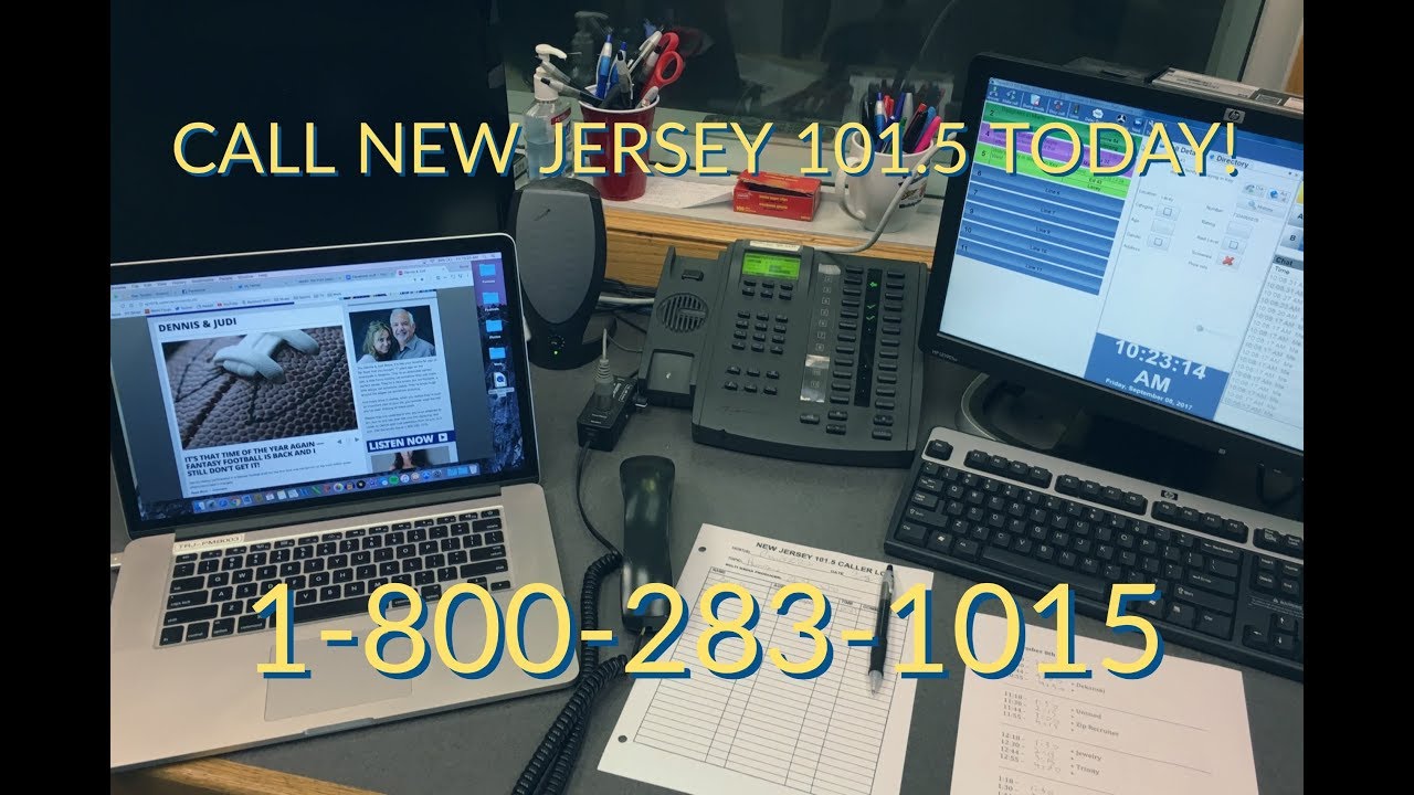 Don't be afraid! — Call the New Jersey 101.5 hotline today!