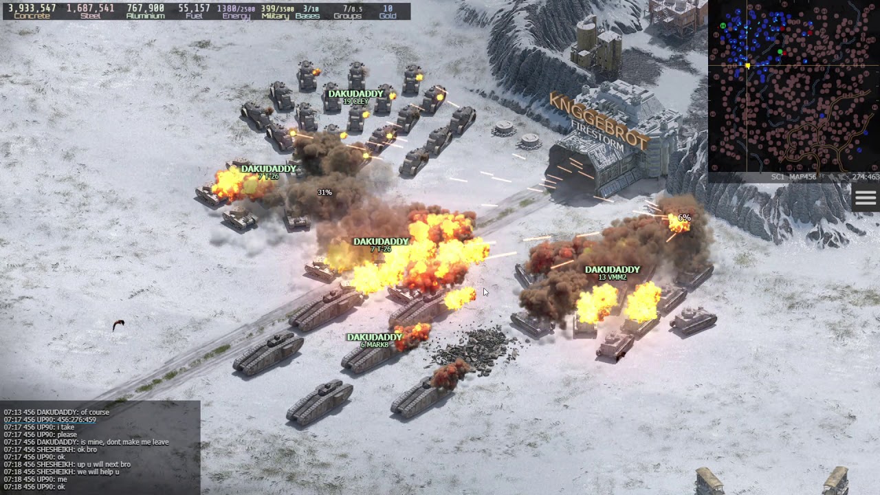 Strategy Combat solo attack on a base with level 2 flaks