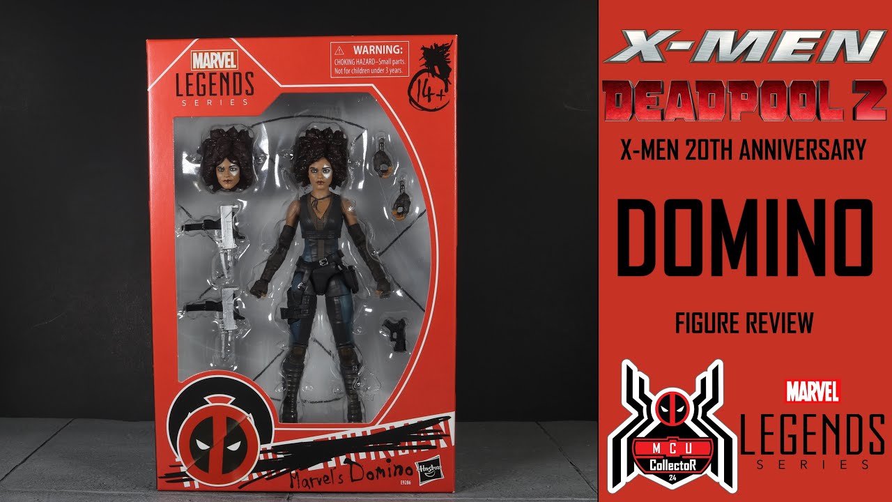 Marvel Legends X Men 20th Anniversary Deadpool 2 Movie DOMINO Figure Review