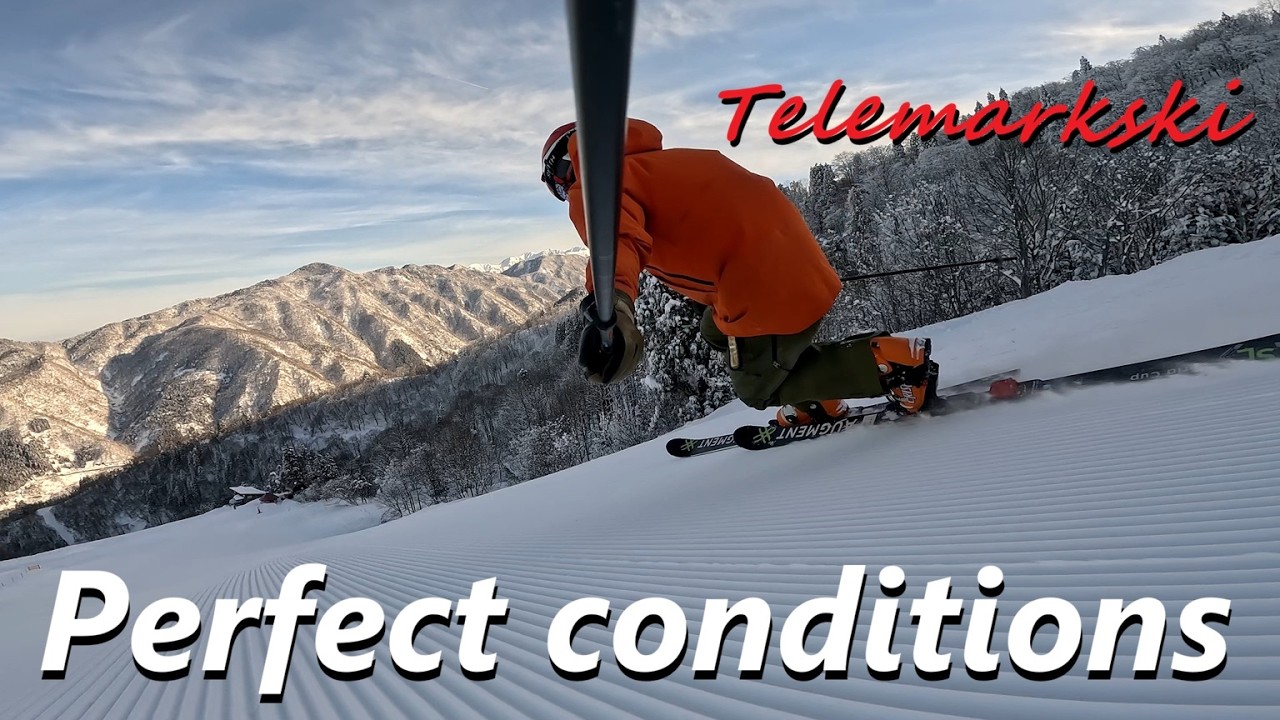 テレマークスキー　Perfect condition　2026/2/10