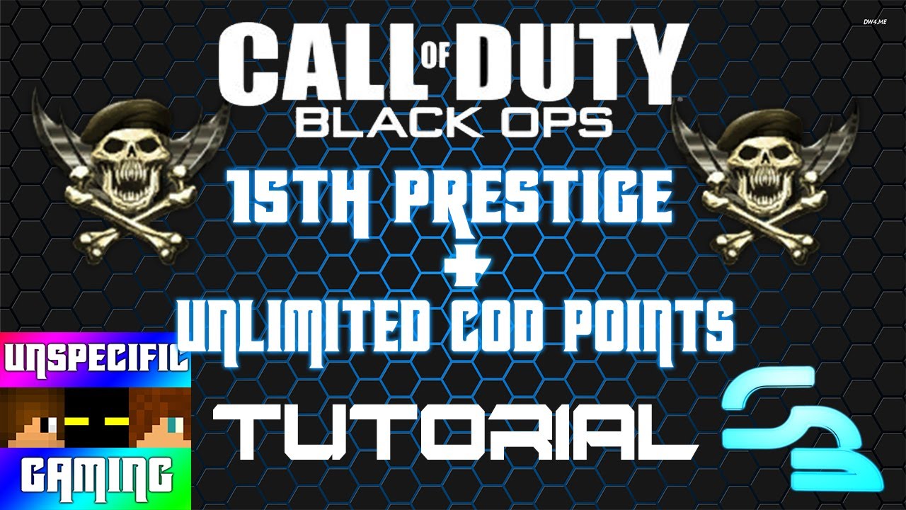 15TH PRESTIGE + UNLIMITED MONEY GLITCH TUTORIAL - BLACK OPS 1 (AUGUST 2016)
